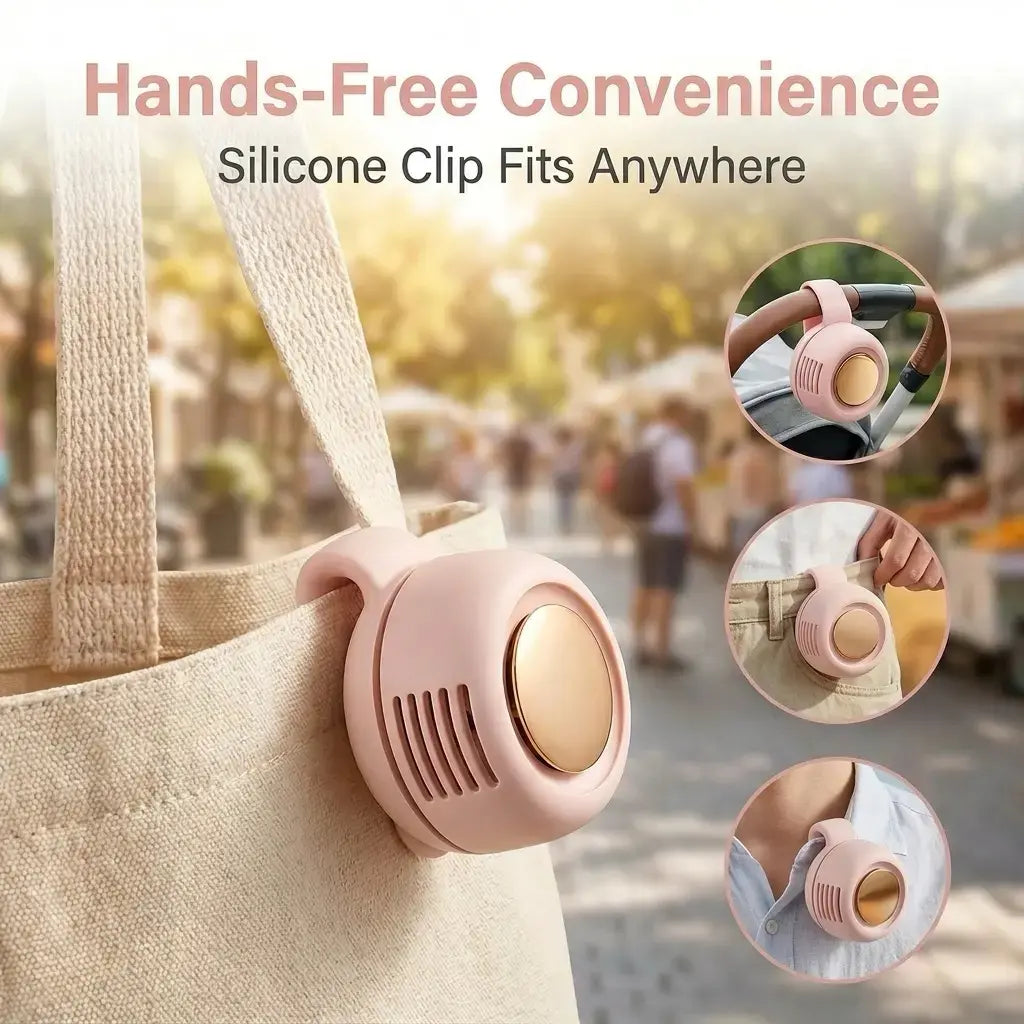 Experience Ultimate Comfort with the Westdeer Portable Silent Mini Bladeless Electric Fan – Your Perfect Travel Companion!